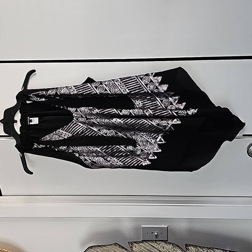 Scarf Style Sequin Tank